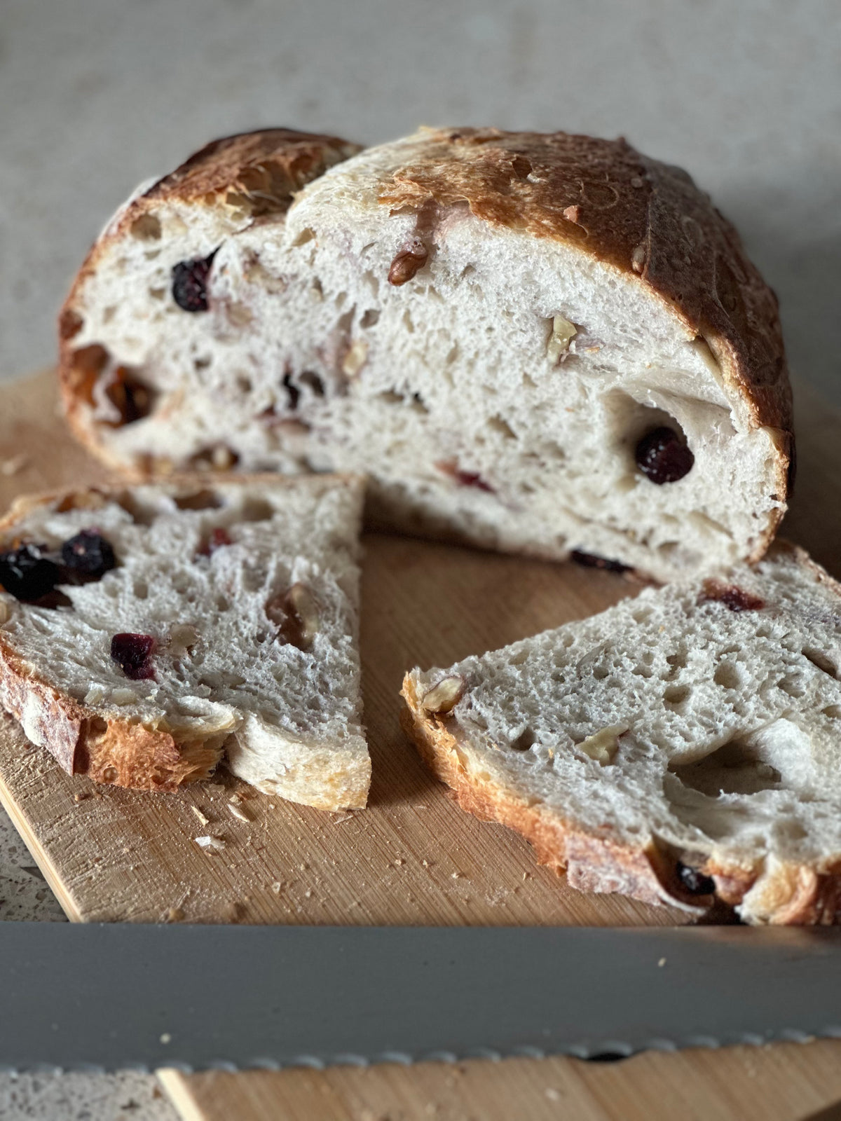 Cranberry Walnut Sourdough Bread