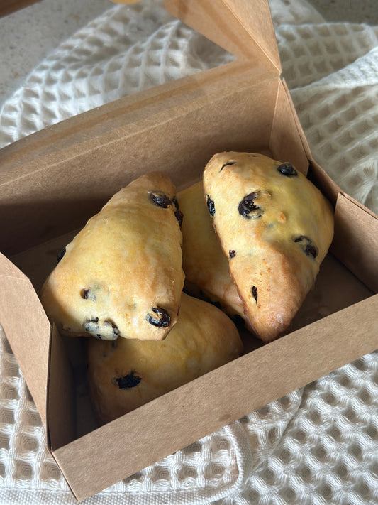 Cranberry Orange Sourdough Scones