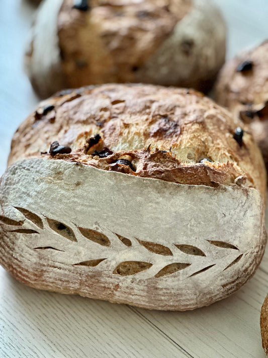 Cranberry Walnut Sourdough Bread